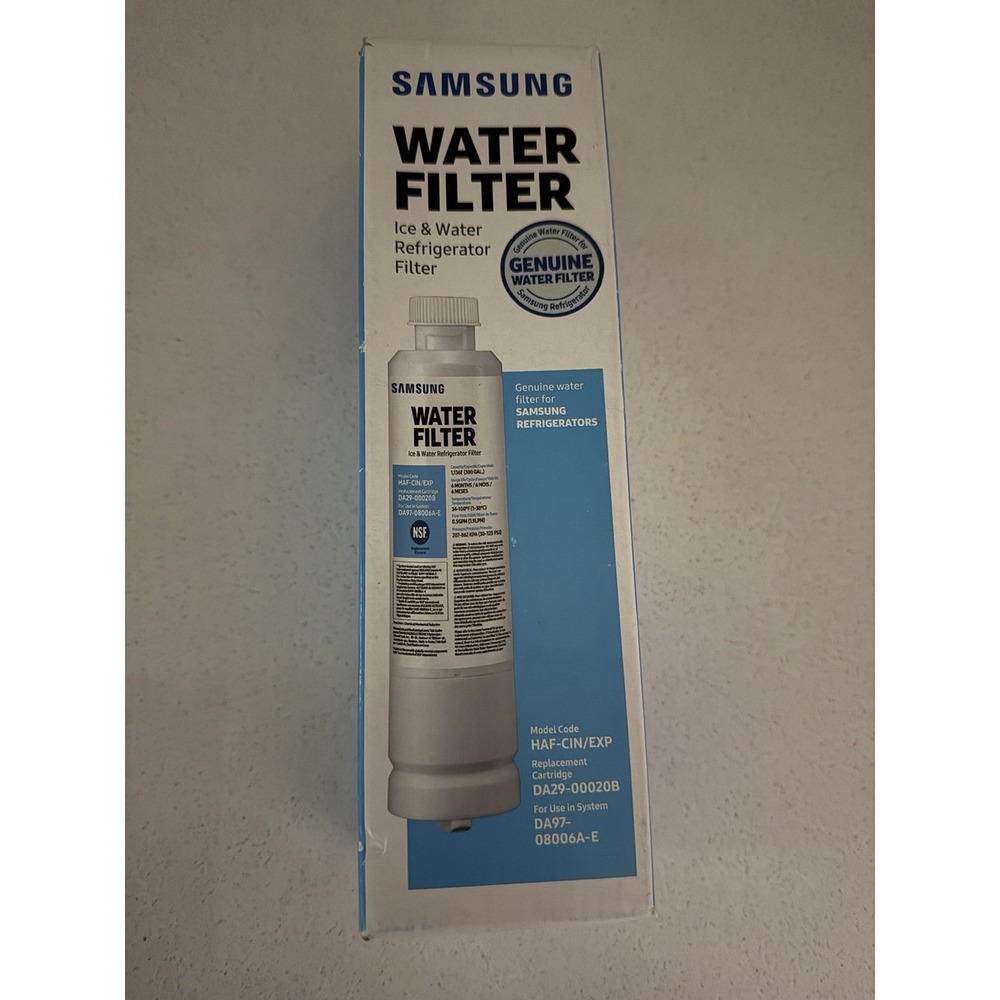OEM- Samsung DA29-00020B HAF-CIN/EXP Refrigerator Ice & Water Filter Genuine
